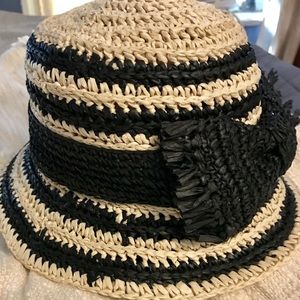 Kate Spade Straw Crocheted Hat